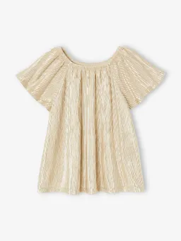 Vertbaudet Festliche Mädchen Bluse mit Plisseefalten – Produktbild 1 von 1