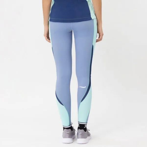 TAO Sportswear TAO Sportswear Atmungsaktive Damen Lauftight Finola mit Anti-Rutsch-Gummi und UV-Schutz, Grau/türkis, – Produktbild 4 von 4