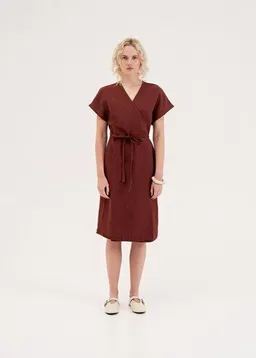 AmourLinen AmourLinen Wickelkleid aus Leinen OLIVIA – Produktbild 1 von 1