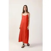 Neu Nomads Neu Nomads Damen vegan Midikleid Sammie Rot – Produktbild 1 von 1