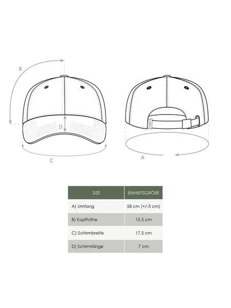 FUXBAU FUXBAU Dad Cap, Schwarz, – Produktbild 1 von 4
