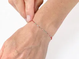 renna deluxe renna deluxe Morse-Code Armband aus Sterling Silber – Produktbild 1 von 1