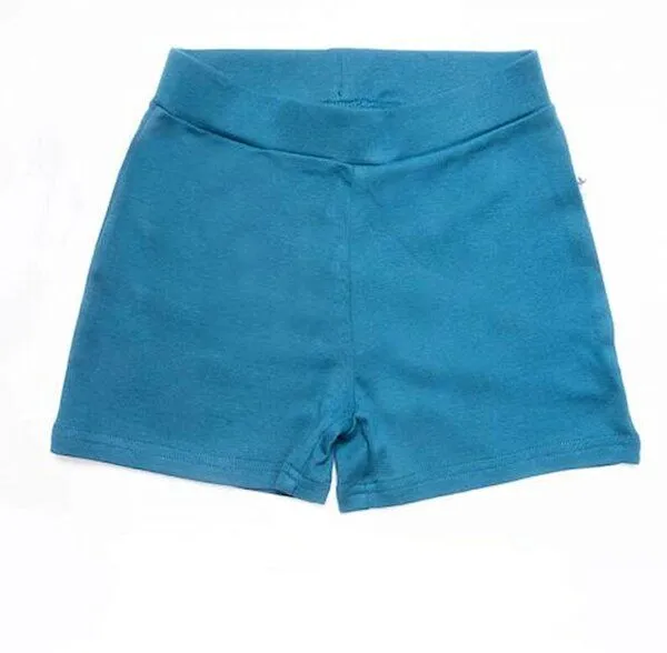 Leela Cotton 1er oder 2er Pack Baby und Kinder Short aus 100% Bio-Baumwolle Leela Cotton (2020), Donaublau, – Produktbild 1 von 4
