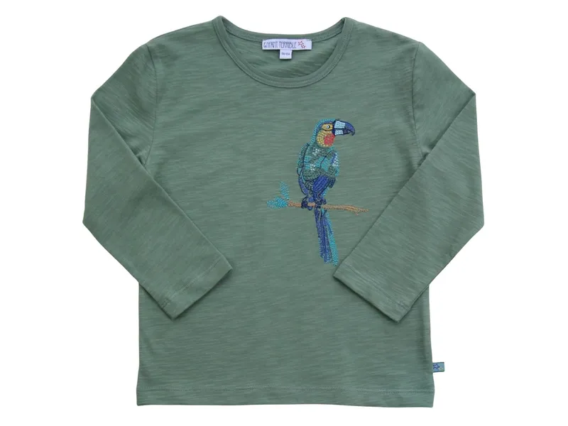 Enfant Terrible Enfant Terrible Langarmshirt mit Tukanstickerei green – Produktbild 1 von 1