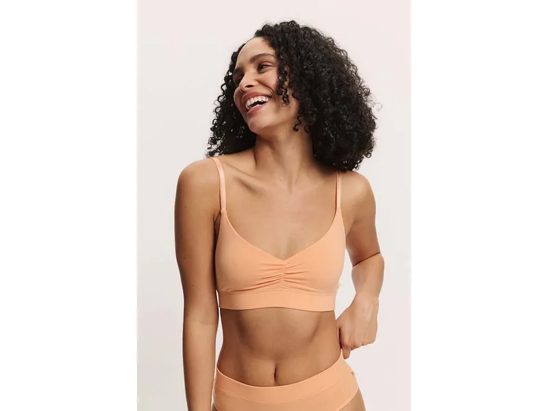 Tranquillo Tranquillo Bralette jersey Nolaa aus Tencel™, Peach, – Produktbild 2 von 2