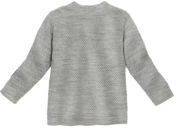 Disana Disana Wabenstrickjacke, Grau, – Produktbild 2 von 2