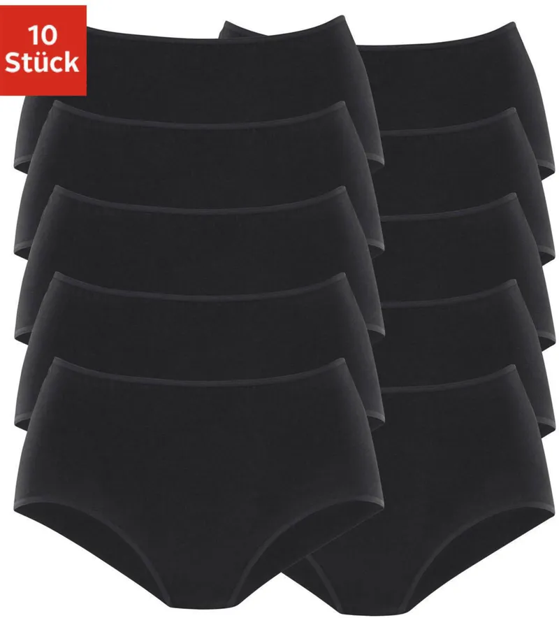 petite fleur by Lascana Taillenslip schwarz, Schwarz, – Produktbild 3 von 3