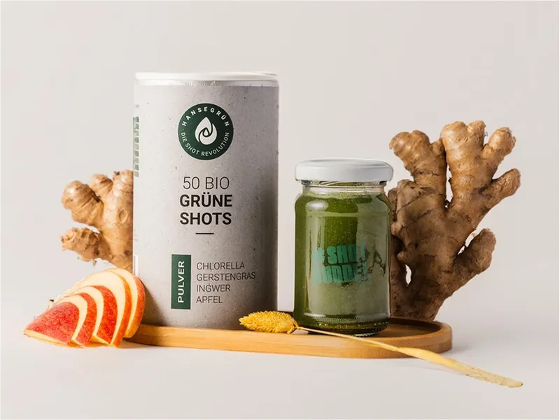 Hansegrün Hansegrün 50 Bio Grüne Darm Shots – Produktbild 2 von 2