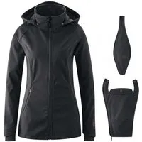 Mamalila Mamalila Softshell-Tragejacke Allrounder inkl. 2 Einsätze, Schwarz, – Produktbild 1 von 1