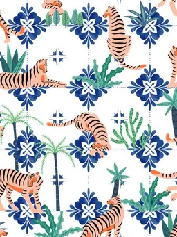 Photocircle Photocircle Poster / Leinwandbild - Tigers in Morocco – Produktbild 1 von 1