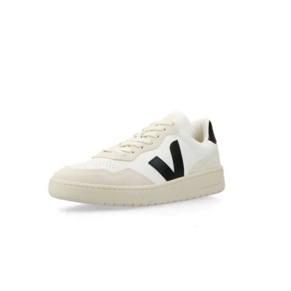 Veja Veja Sneaker Unisex - V-90 O.T. Leather, White/black(weiß), – Produktbild 2 von 4