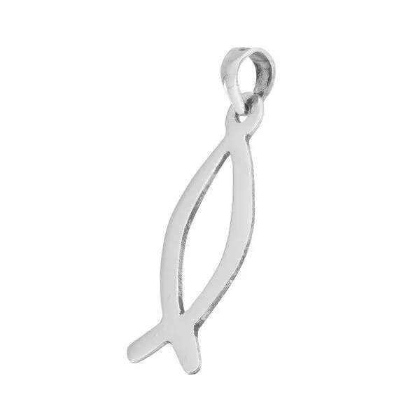 pakilia pakilia Silber Kette Fisch Religion fair-trade und handmade – Produktbild 1 von 4