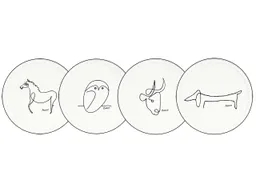 Könitz Könitz 4er-Set Untertasse "Picasso" – Produktbild 1 von 1
