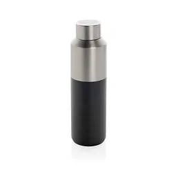 XD Collection Fluid Flasche aus RCS-zertifiziert recyceltem Stahl, 600ml, schwarz – Produktbild 1 von 1