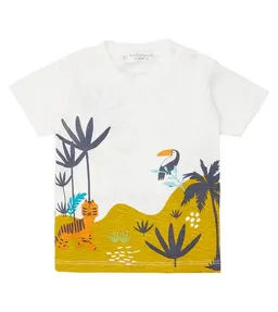 Sense Organics & friends in cooperation with GARY MASH Sense Organics & friends in cooperation with GARY MASH Buntes Baby T-Shirt Dschungel aus Biobaumwolle – Produktbild 1 von 1