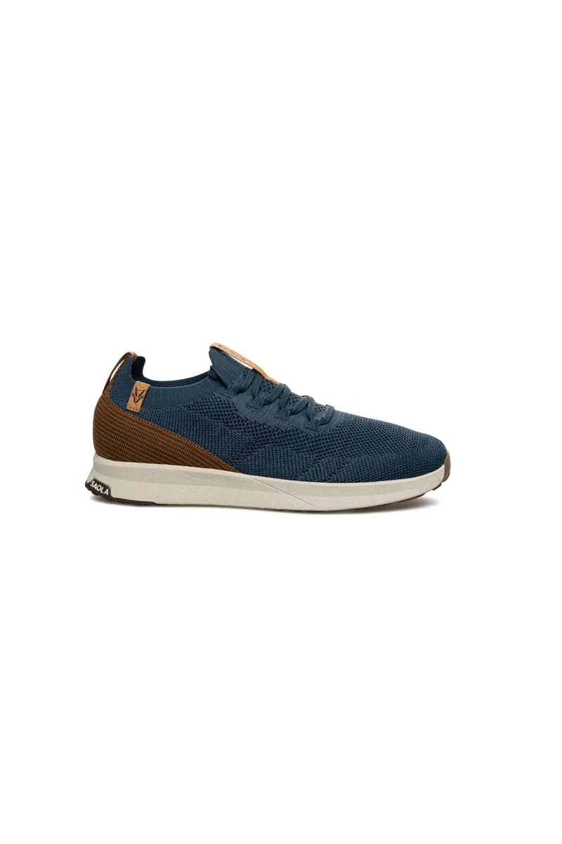 SAOLA SAOLA Herren vegan Sneaker Herren Tsavo 3 Navy, Braun, – Produktbild 1 von 2