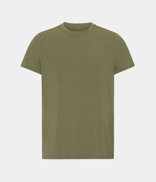 Copenhagen Bamboo Bambus-T-Shirt mit Rundhalsausschnitt in Oliv – Produktbild 1 von 4