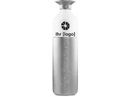 Dopper Dopper Trinkflasche "Steel" 1,1 l inkl. 1-farbigem Aufdruck, silver – Produktbild 1 von 1