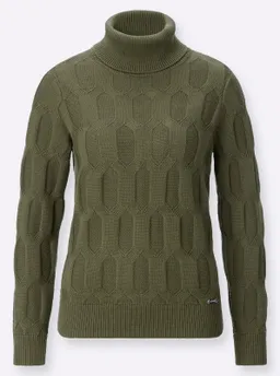 Witt Witt Rollkragenpullover oliv – Produktbild 1 von 1
