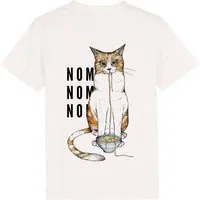 LIGARTI LIGARTI T-Shirt – Ramenkatze, Cremeweiß, – Produktbild 2 von 5