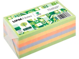 UPM UPM Super Sticky Haftnotizen "Spring Farbmix" 125 x 75 mm, 6 Blöcke, farbig sortiert – Produktbild 1 von 1