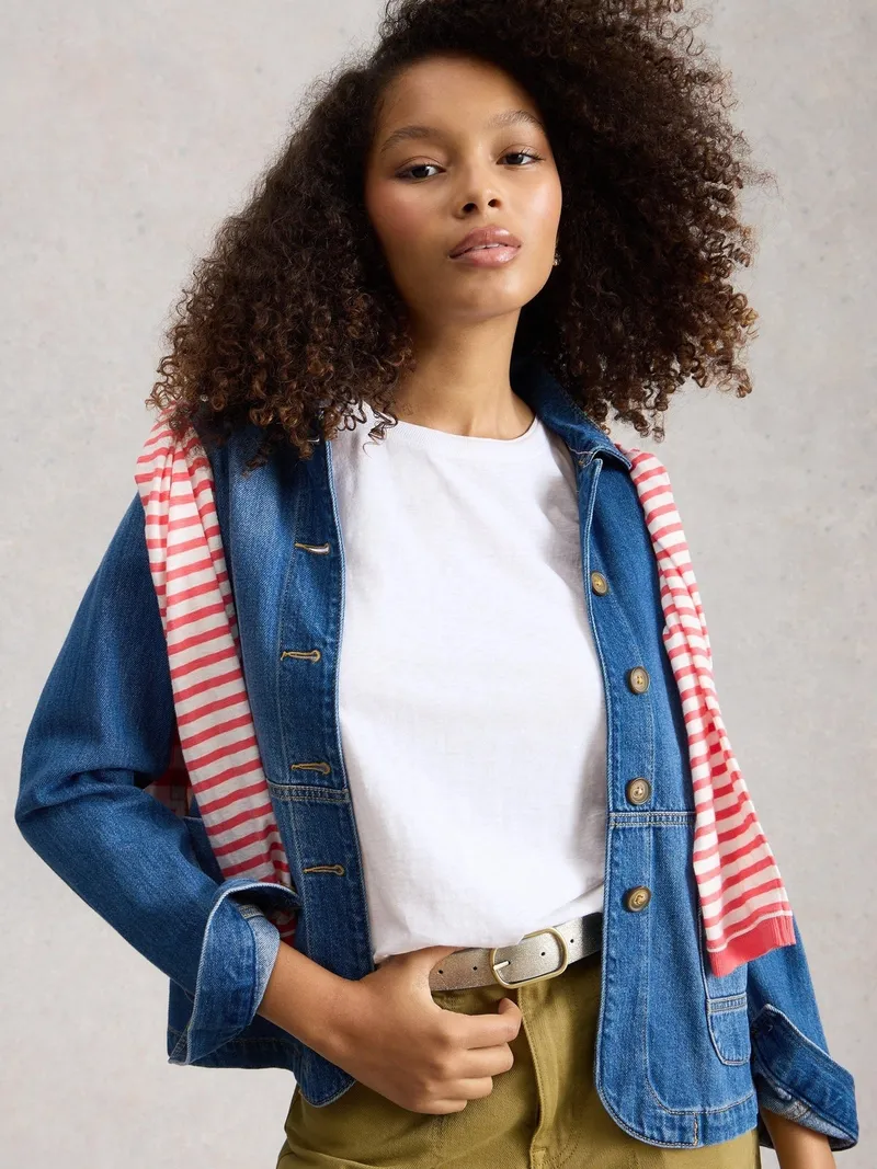 White Stuff T-Shirt Clara - 52, Reines weiß, – Produktbild 1 von 4