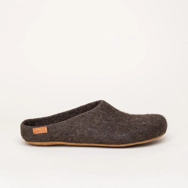 Magicfelt Magicfelt Filz-Hausschuh 727 aus 100% Yak-Wolle für Damen & Herren mit Rinds-Sohle, Yak, – Produktbild 4 von 4