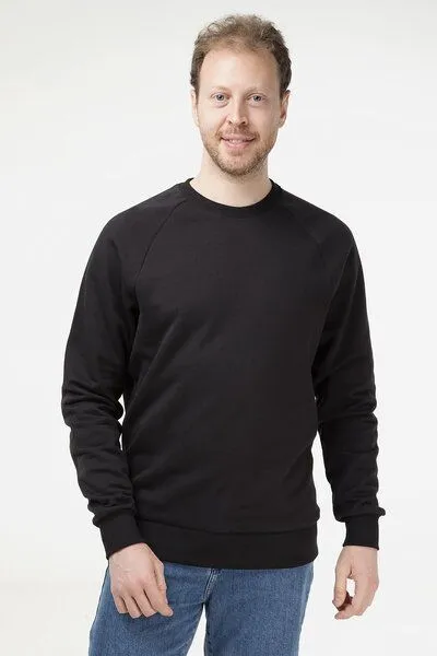 Evermind Evermind Unisex Sweatshirt aus Bio-Baumwolle, Schwarz, – Produktbild 2 von 4
