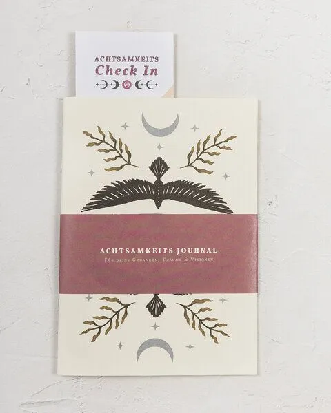 Oh Shanti Oh Shanti Achtsamkeits Journal inkl. Lesezeichen mit Reflexionsfragen – Produktbild 1 von 4