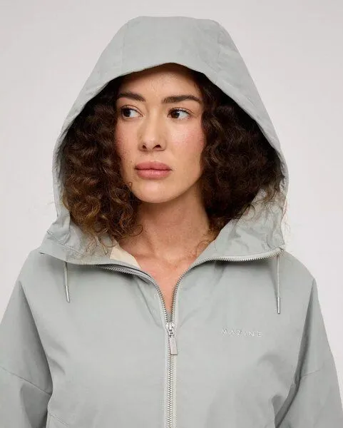 Mazine Mazine Leichte Übergangsjacke Layer Look Light - aus recyceltem Polyester, Aqua grey (grau), – Produktbild 1 von 4