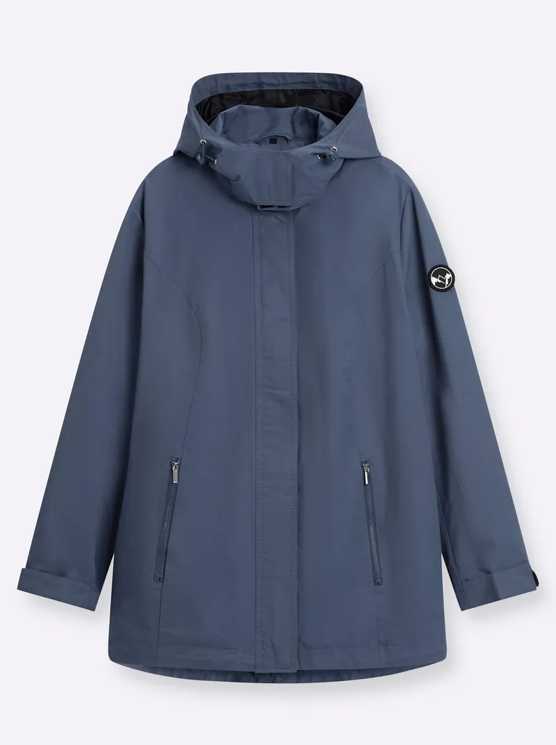 sheego Übergangsjacke, Rauchblau, – Produktbild 1 von 2