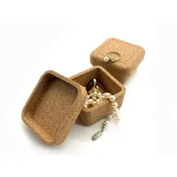 Kork-Deko Kork-Deko Schmuck-Dose aus Kork (Schmuckkästchen) | 6,5 x 6,5 cm – Produktbild 1 von 1