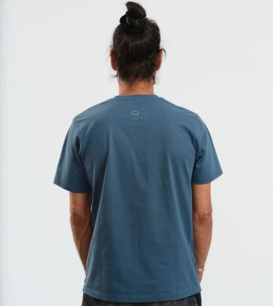 Gary Mash GARY MASH T-Shirt Shaka Spirit aus Biobaumwolle, Petrol, – Produktbild 4 von 4