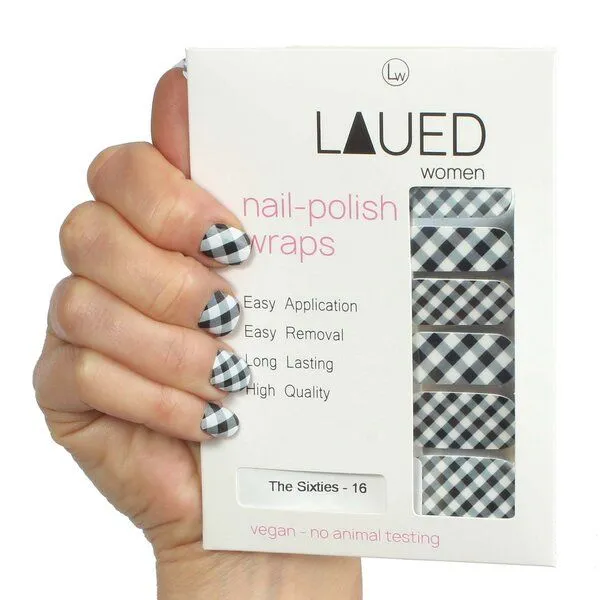 Vargu Vargu LAUED vegane Nagelfolien textile fusion, The sixties, – Produktbild 1 von 4