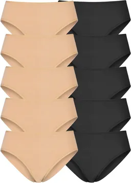 petite fleur by Lascana Jazz-Pants Slips beige, schwarz – Produktbild 1 von 1