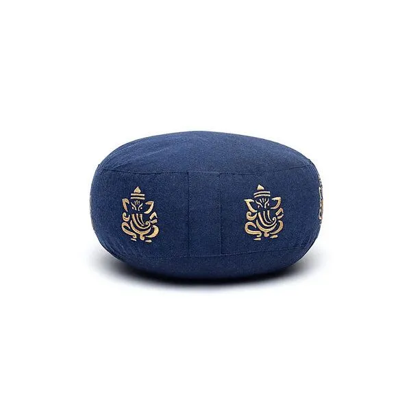 Just Be Just Be Meditationskissen Ganesha, Dunkelblau, – Produktbild 2 von 3