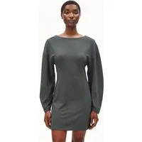 ARMEDANGELS ARMEDANGELS BARREL MINI Damen Jerseykleid aus LENZING ECOVERO Viskose Mix, Space steel, – Produktbild 1 von 1