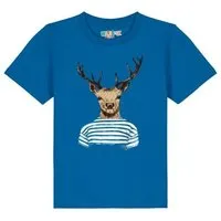watabout kids watabout.kids T-Shirt Kinder Hirsch, Royal blue, – Produktbild 1 von 1