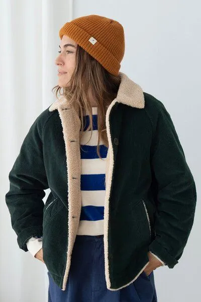 TWOTHIRDS TWOTHIRDS Cordjacke Misali, Dark green, – Produktbild 2 von 3