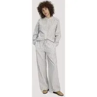 hessnatur hessnatur Gewebe Streifen Hose Relaxed aus Leinen und Baumwolle, Naturweiss, – Produktbild 1 von 1