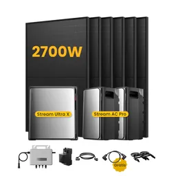 EcoFlow EcoFlow Stream Ultra X Solaranlage mit Speicher, inkl. 6 x 450W Bifazialen Solarmodulen, by Powerness (deal) - Stream Ultra X + 2 x Stream AC Pro | 7680Wh / 1 x Smart Meter / Selbstabholung – Produktbild 1 von 1