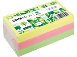 UPM UPM Super Sticky Haftnotizen "Brillantmix" 125 x 75 mm, 6 Blöcke, farbig sortiert – Produktbild 1 von 1