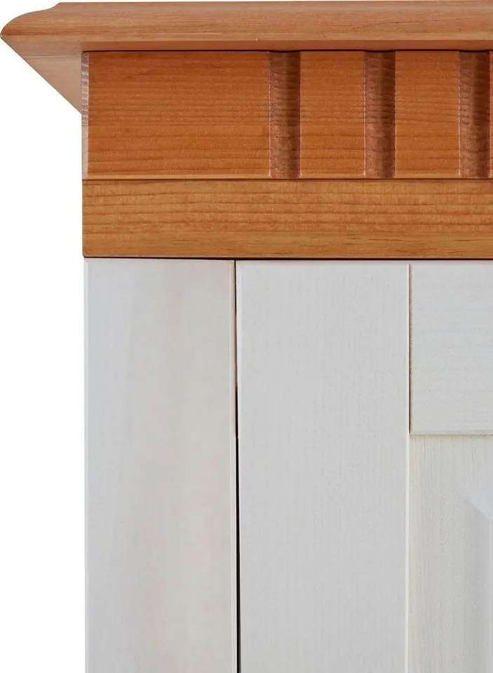 OTTO home Sideboard Lisa, Kommode aus massivem Kiefernholz, Breite 158,5 cm, Weiß, – Produktbild 4 von 7