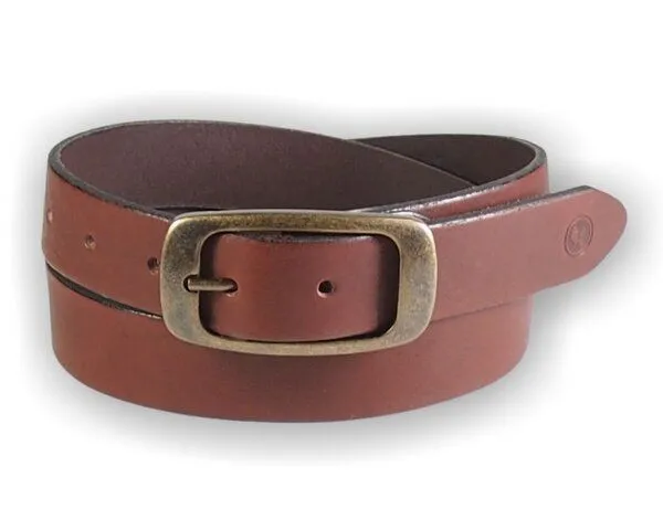 Greenbelts Greenbelts Damen Ledergürtel CAROLA, Cognac, – Produktbild 1 von 3