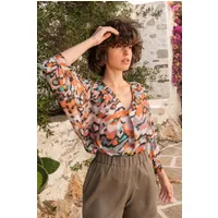 WiDDA Widda Damen vegan Bluse Mava Grafik Druck – Produktbild 1 von 1