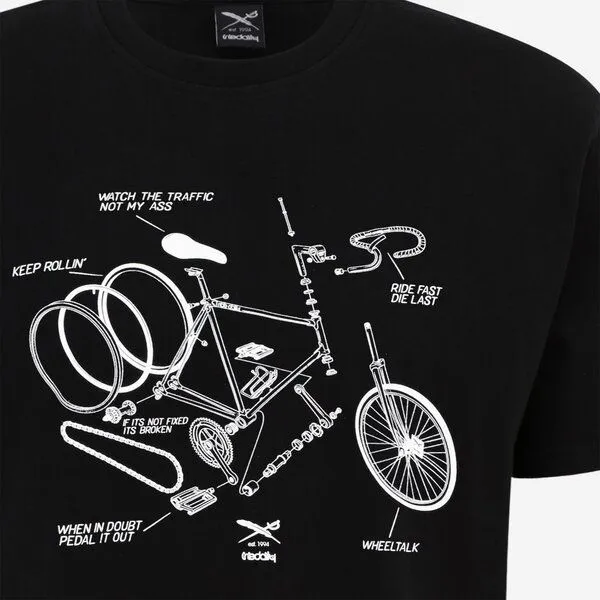Iriedaily Iriedaily Bikeplosion Tee, Schwarz, – Produktbild 2 von 3
