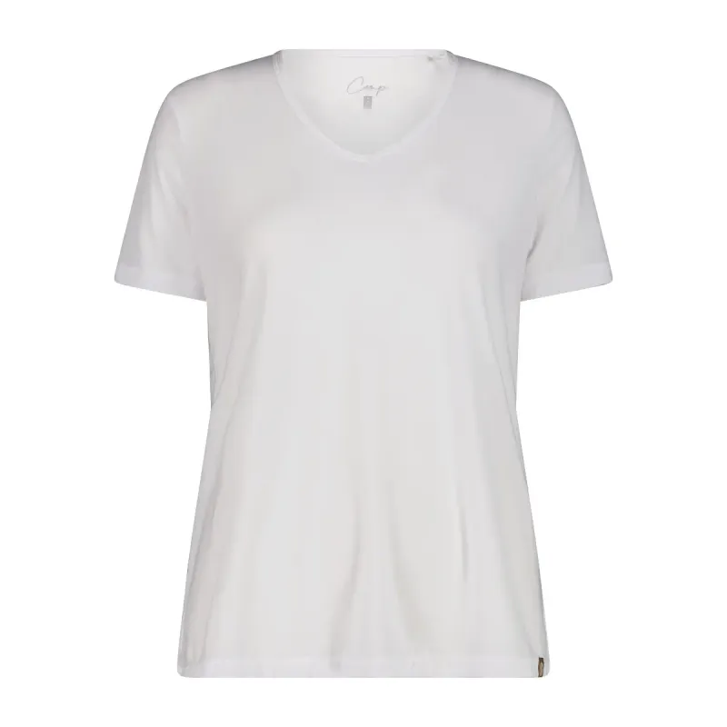 CMP T-Shirt aus Lyocell-Jersey-Mischung für Damen CMP, Blanc, – Produktbild 1 von 1