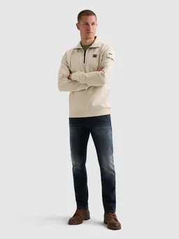 PME Legend PME Legend Half Zip Sweater Bone White - Größe XL – Produktbild 1 von 1