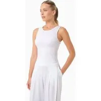 ORGANICATION ORGANICATION ANNYA | Sportliches Tanktop aus recyceltem Polyamid, White, – Produktbild 1 von 1