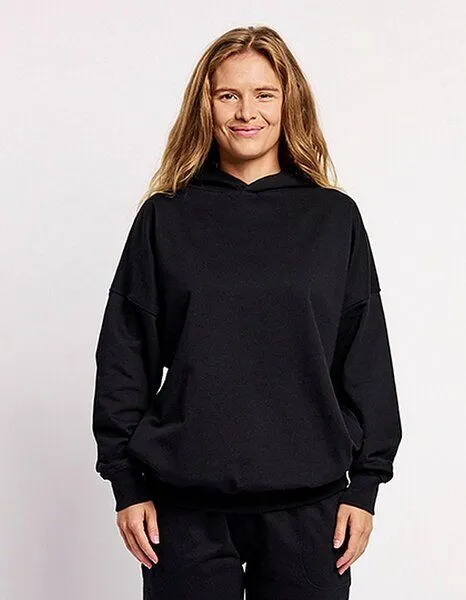Neutral Neutral® Oversize Unisex Hoodie Kapuzenpullover mit SeitentaschenTiger Cotton von Neutral Baumwolle in Umstellung zu Bio Baumwolle, Schwarz, – Produktbild 1 von 3